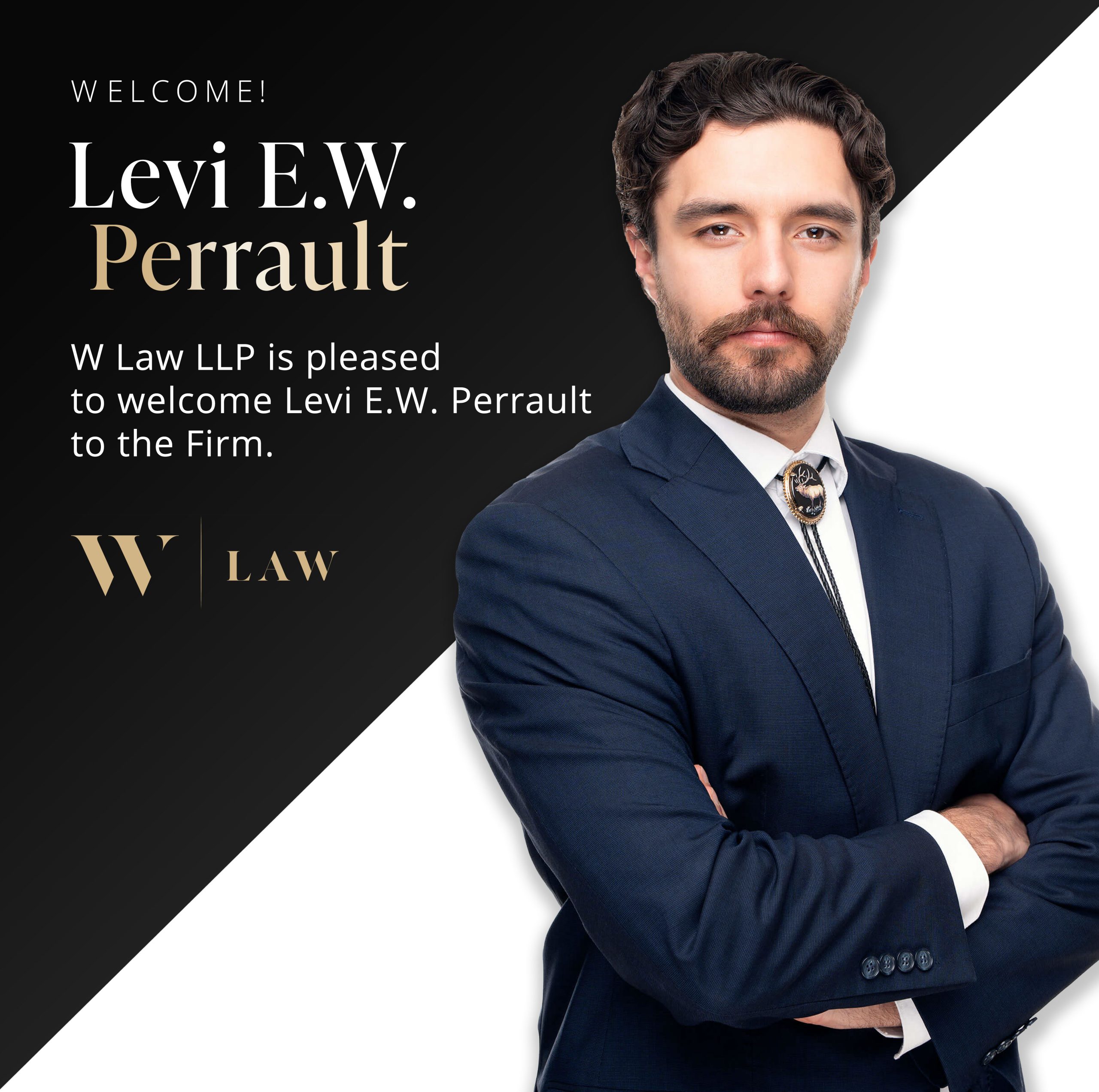 W Law LLP Welcomes Associate Levi E.W. Perrault